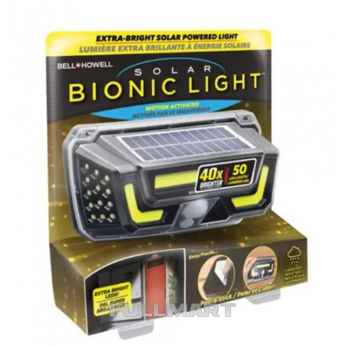 Уличный настенный фонарь светильник с датчиком движения Bionic Light